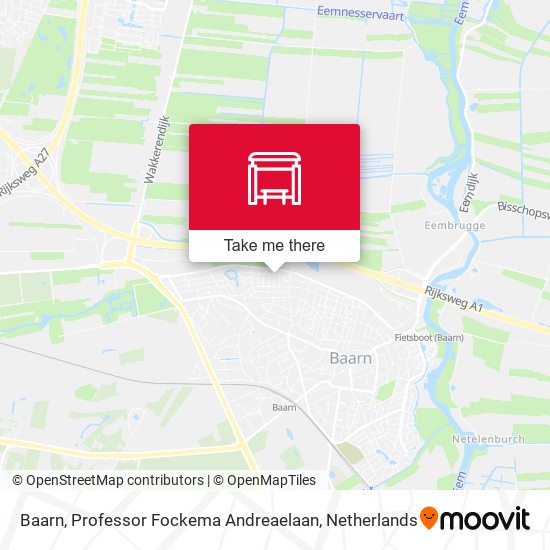 Baarn, Professor Fockema Andreaelaan map