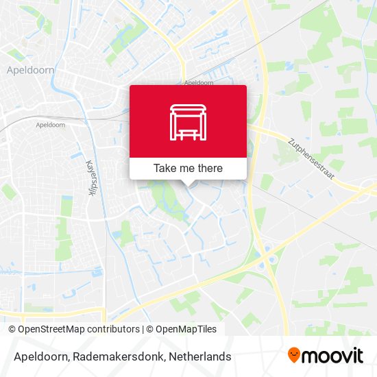 Apeldoorn, Rademakersdonk Karte