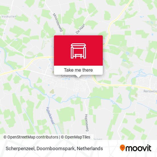 Scherpenzeel, Doornboomspark Karte