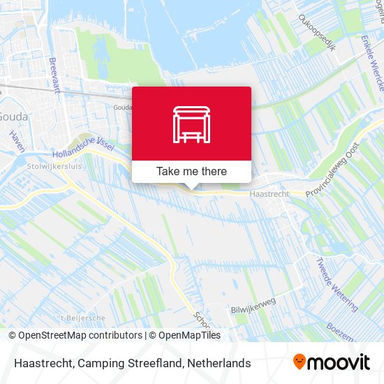 Haastrecht, Camping Streefland map