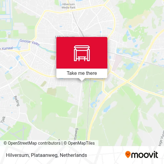 Hilversum, Plataanweg map