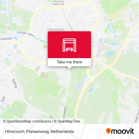 Hilversum, Plataanweg map