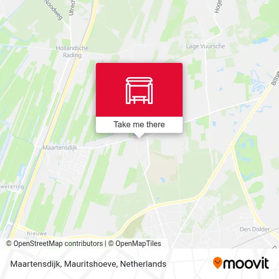Maartensdijk, Mauritshoeve map
