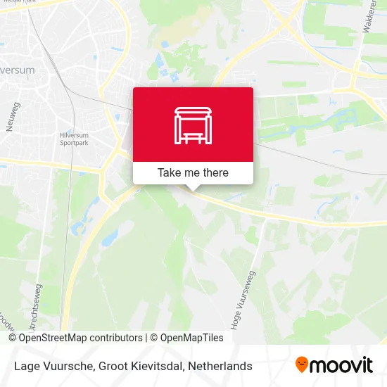 Lage Vuursche, Groot Kievitsdal Karte