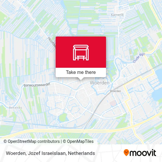 Woerden, Jozef Israelslaan Karte