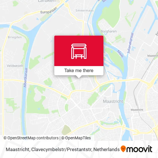 Maastricht, Clavecymbelstr / Prestantstr map