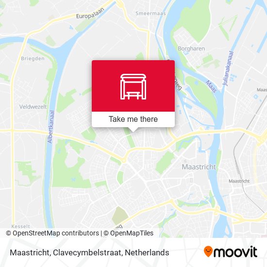 Maastricht, Clavecymbelstraat map