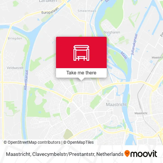 Maastricht, Clavecymbelstr / Prestantstr map