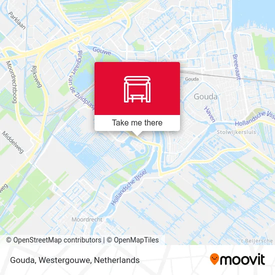 Gouda, Westergouwe Karte