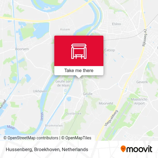 Hussenberg, Broekhoven Karte