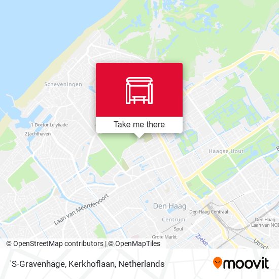 'S-Gravenhage, Kerkhoflaan map