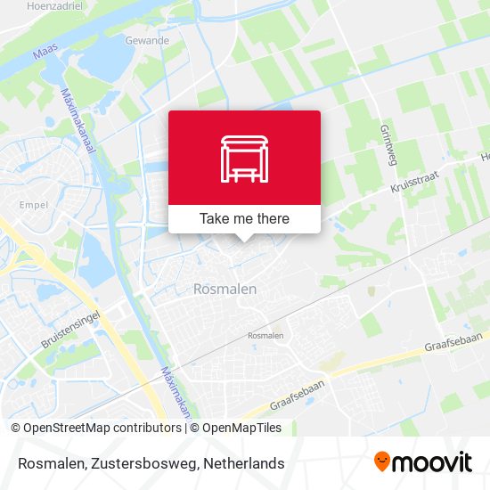 Rosmalen, Zustersbosweg map
