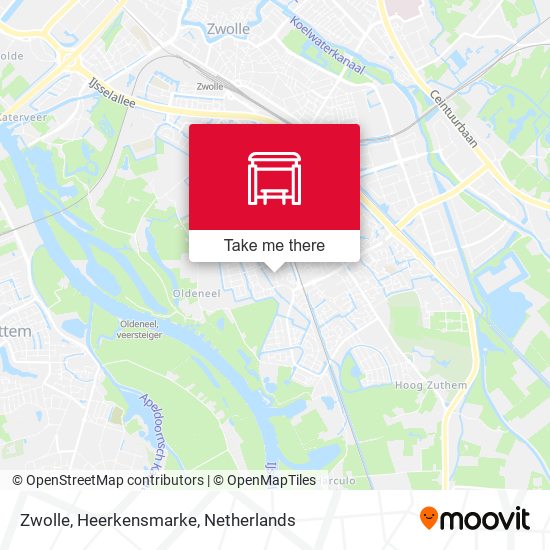 Zwolle, Heerkensmarke map