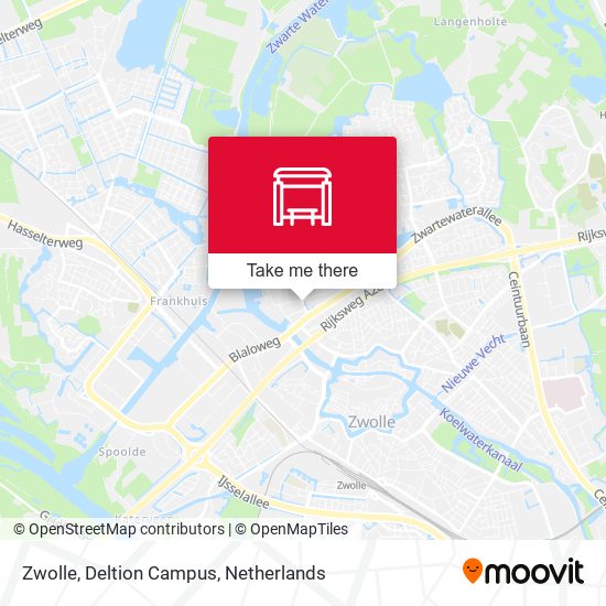 Zwolle, Deltion Campus Karte