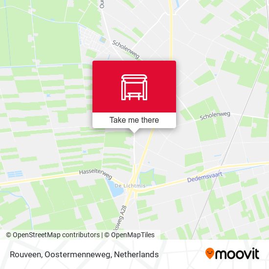 Rouveen, Oostermenneweg map