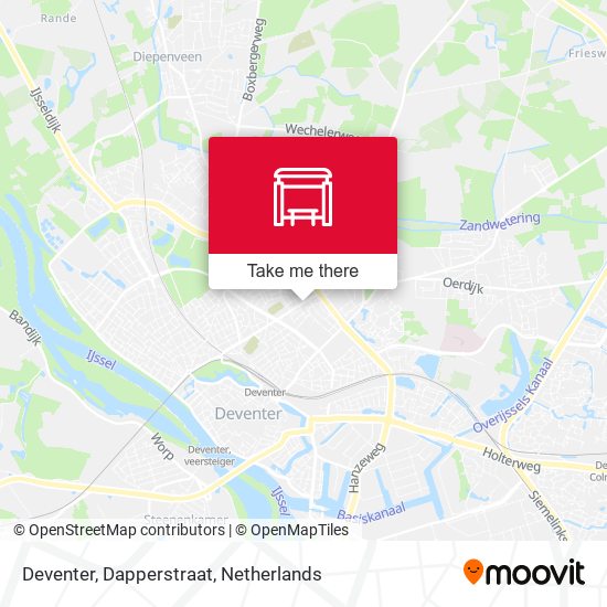Deventer, Dapperstraat map