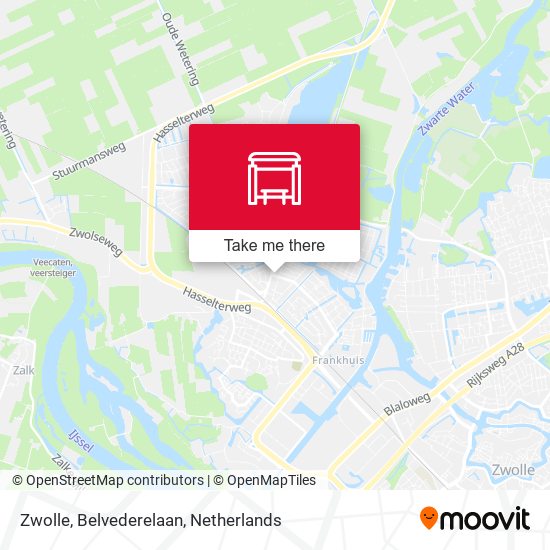 Zwolle, Belvederelaan map