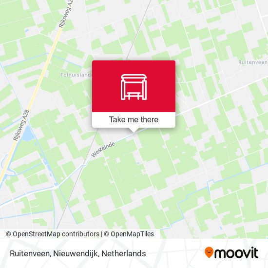 Ruitenveen, Nieuwendijk map