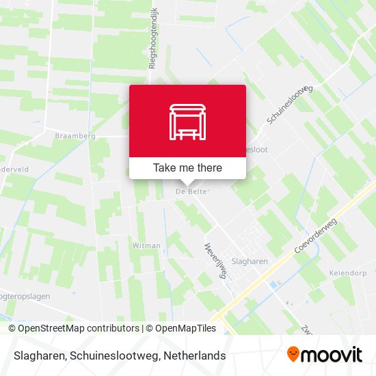 Slagharen, Schuineslootweg map