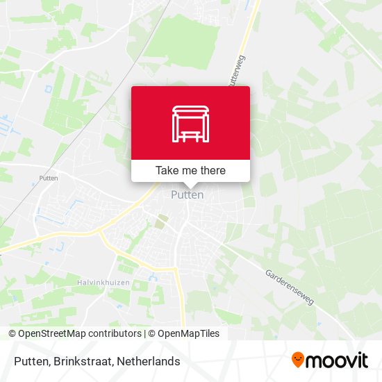 Putten, Brinkstraat map