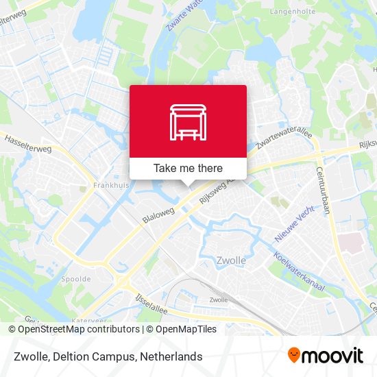 Zwolle, Deltion Campus map