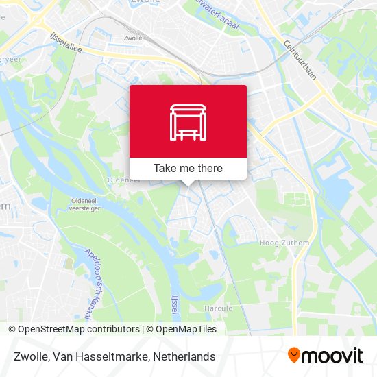 Zwolle, Van Hasseltmarke map