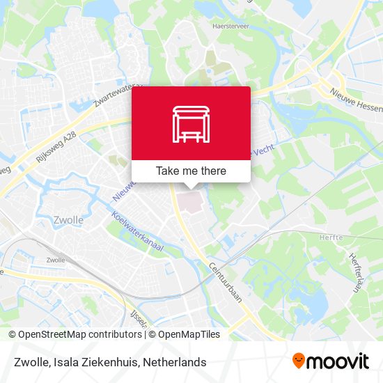 Zwolle, Isala Ziekenhuis map