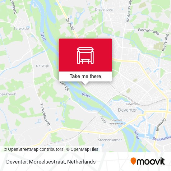 Deventer, Moreelsestraat map