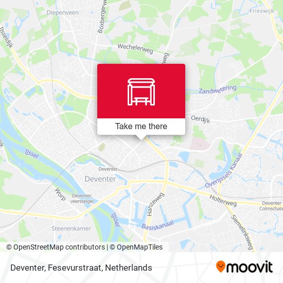 Deventer, Fesevurstraat map