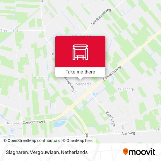 Slagharen, Vergouwlaan map