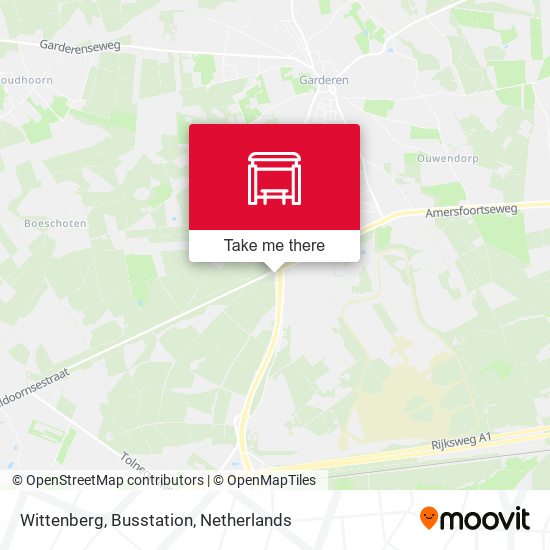 Wittenberg, Busstation map