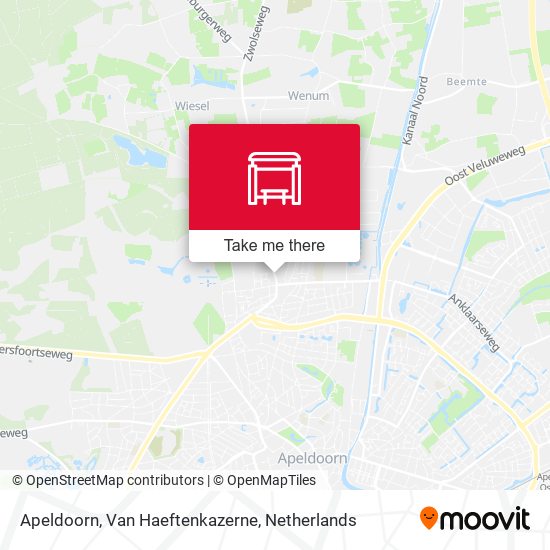 Apeldoorn, Van Haeftenkazerne Karte