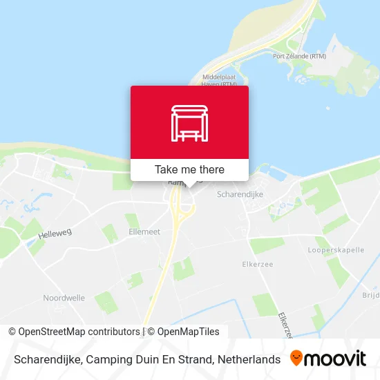 Scharendijke, Camping Duin En Strand map