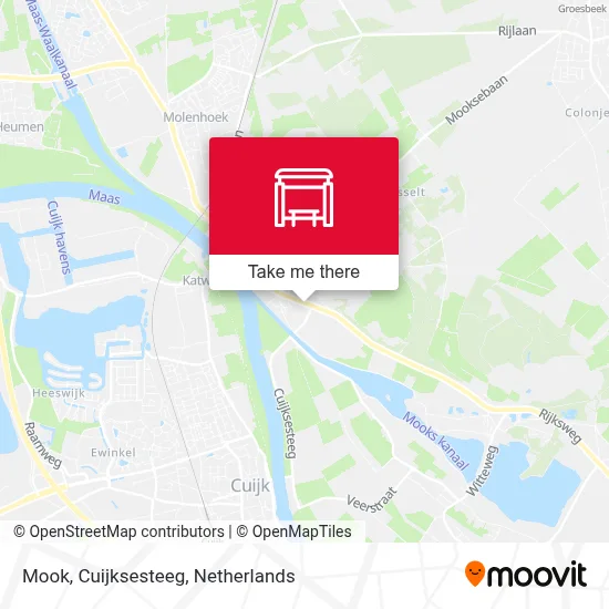 Mook, Cuijksesteeg Karte