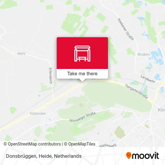 Donsbrüggen, Heide map