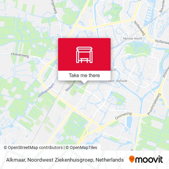 Alkmaar, Noordwest Ziekenhuisgroep map