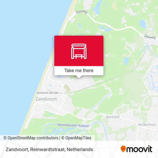 Zandvoort, Reinwardtstraat map