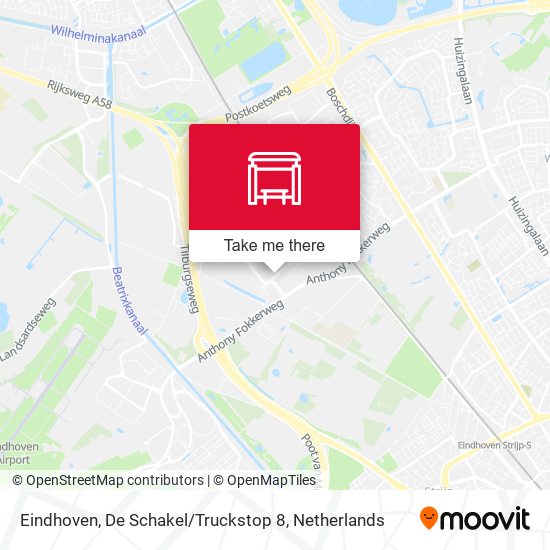 Eindhoven, De Schakel / Truckstop 8 map