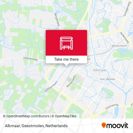 Alkmaar, Geestmolen Karte