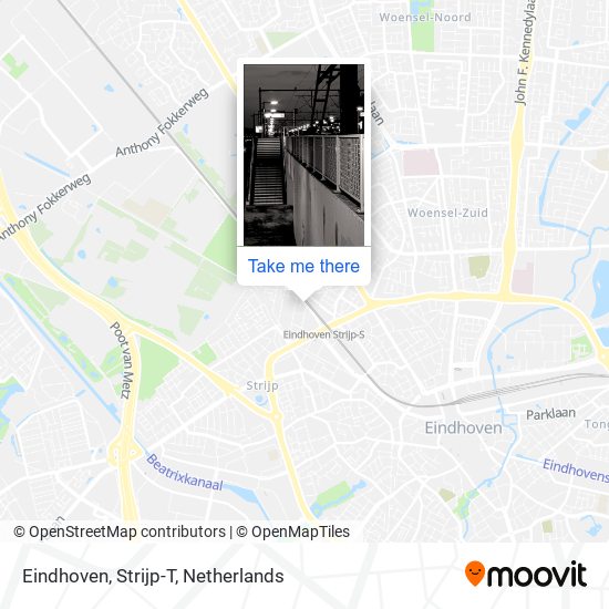 Eindhoven, Strijp-T map