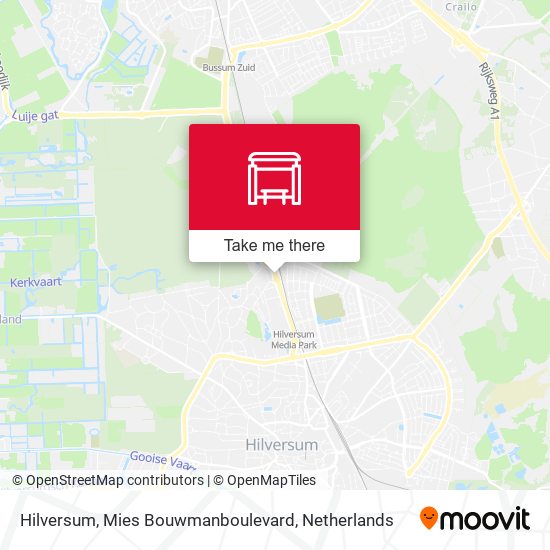 Hilversum, Mies Bouwmanboulevard map