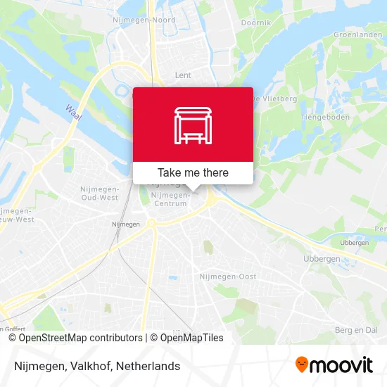 Nijmegen, Valkhof map