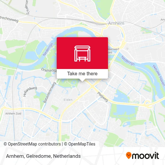 Arnhem, Gelredome map