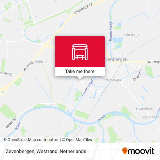 Zevenbergen, Westrand Karte