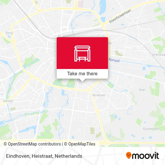 Eindhoven, Heistraat map