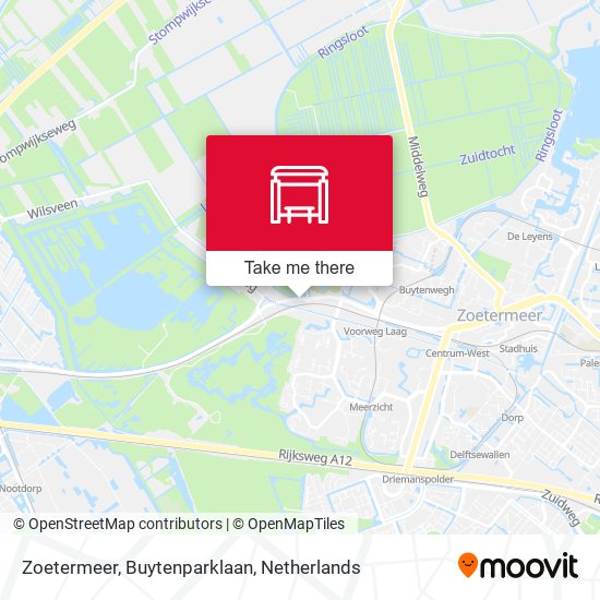 Zoetermeer, Buytenparklaan map