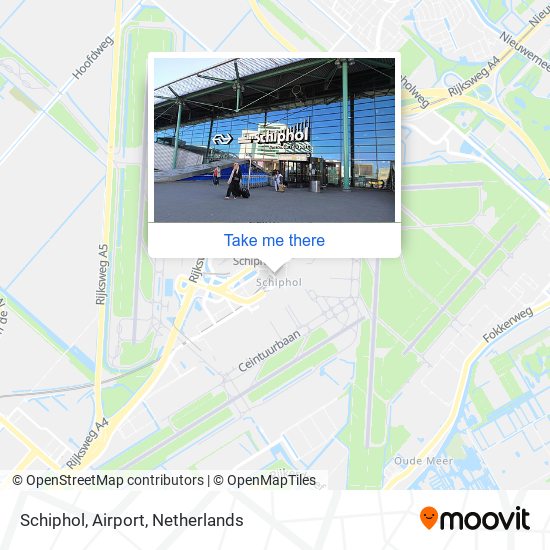 Schiphol, Airport map