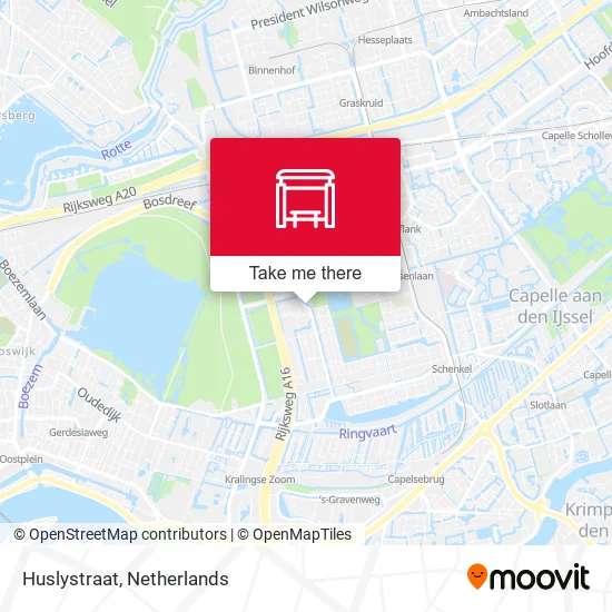 Huslystraat map
