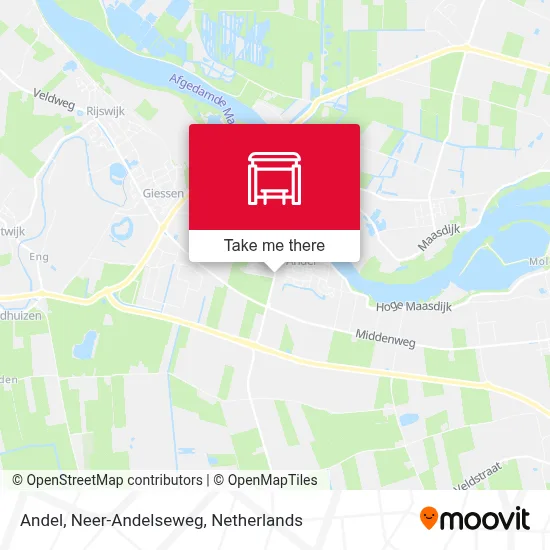 Andel, Neer-Andelseweg Karte