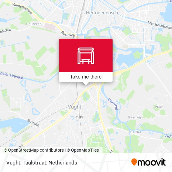 Vught, Taalstraat map